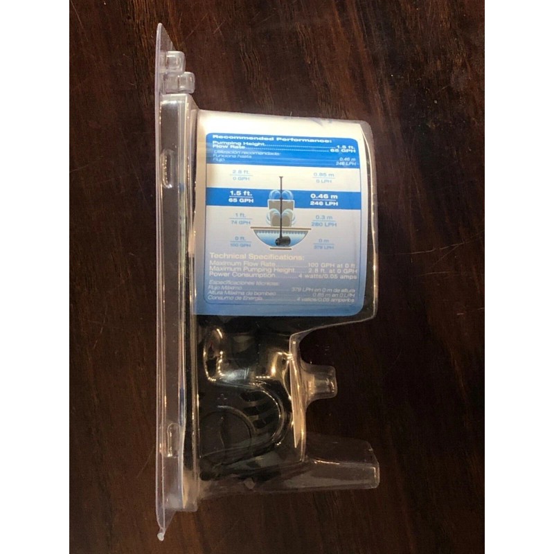 TotalPond 2 - TotalPond 70GPH Fountain Pump MD11060 1.5ft. Pumping