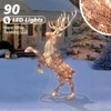 48" Lighted Elk, 90 UL Listed Warm White LED Lights