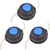3PCS String Trimmer Head Replacement Fit for HUSQVARNA Lawn Mower Brush Cutter AccessoriesT25 S 46x109x59mm