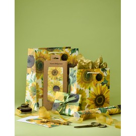 Emma Bridgewater Sunflowers Tissue Paper Giftwrap Celebration Gift Wrapping 613548 by Woodmansterne