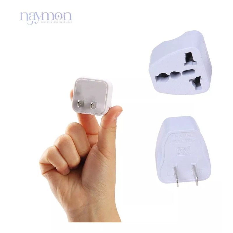 Naymon Clavija Convertidor Toma Corriente Viaje Americana Mexico