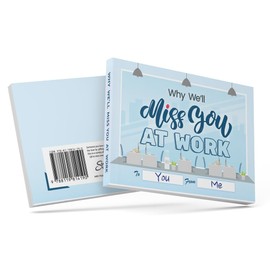 SoulScripted Books Why We'Ll Miss You At Work | Gift Journal For Colleagues | Occasions: Farewell & Retirement, 104 Pages