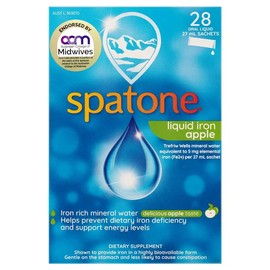 Spatone Iron Supplement 28 Sachets Apple Flavour