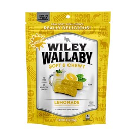 Wiley Wallaby Licorice- Lemonade - Qty: Display Box- 8 Bags