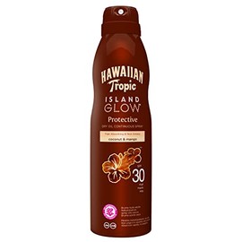 Hawaiian Tropic Island Glow Protective SPF 30 Alta Dry Oil with Argan Oil, 177 ml