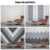 Sonicism 12 Pack X-Lined Acoustic Panels with Self-Adhesive, 12"X 12"X