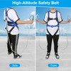 Btstil Fall Protection Harness, Fall Protection Safety Belt Set, 5-Point