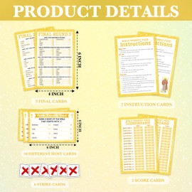OICPYD Bible Friendly Feud Game for Adults Large Group, Christian Party Games, Bible Trivia Games for Family -05