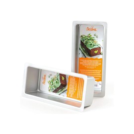 Decora 0062649 Rectangular Mould, Anodised Aluminium, 25.4 x 10.2 x H7.5 cm, Steel, Silver