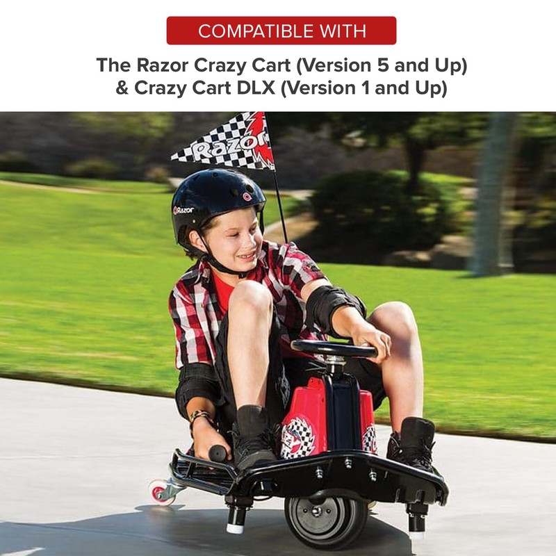 AlveyTech Foot Pedal Throttle for Razor Crazy Cart (Version 5+)