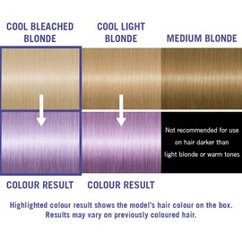 Schwarzkopf LIVE Pretty Pastels Purple Hair Dye, Pack of 3, Semi-Permanent Colour lasts up to 8 washes - P120 Lilac Crush