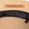 DRESHOW Straw Sun Hat for Women and Men Roll Up
