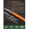 LAGOM Folding Camp Saw for Cutting Branches, 11.4" Straight Blade