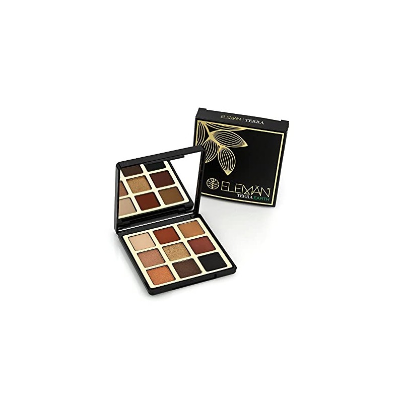 Paleta de sombra de ojos Eleman Beauty Terra altamente pigmentada