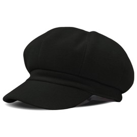 Fasbys Newsboy Cap for Women, Ivy Gatsby Cabbie Hats Bakerboy Style Peaked Visor Berets
