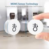 Ankilo Wireless Thermometer Hygrometer, Mini Bluetooth Thermal Hygrometer with Smart