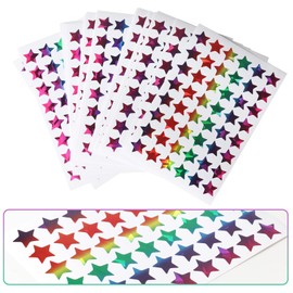 30Hojo 1.5 Cm Calcomanias para Niños,1440 Autoadhesivas Brillantes Pegatinas de Estrellas Brillantes Niños Estudiantes Recompensan a Los Maestros Suministros para El Hogar La Escuela La Barra El