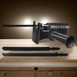 Reciprocating Saw Adapter - Reciprocating Cutter Machine Head - Cutting Machine Reciprocal Attachment for Trimming PVC Pipe Wood Cardboard Metal Sheets