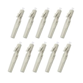 fyboptwu - 10 pcs LC Mutilmode Fiber Optic Quick Assembly Connector Fiber Optic Fast Connectors 50/125 Mechanical Connectors Adapter for 0.9/2.0/3.0/2.0 * 3.0mm Multimode Fiber Cable
