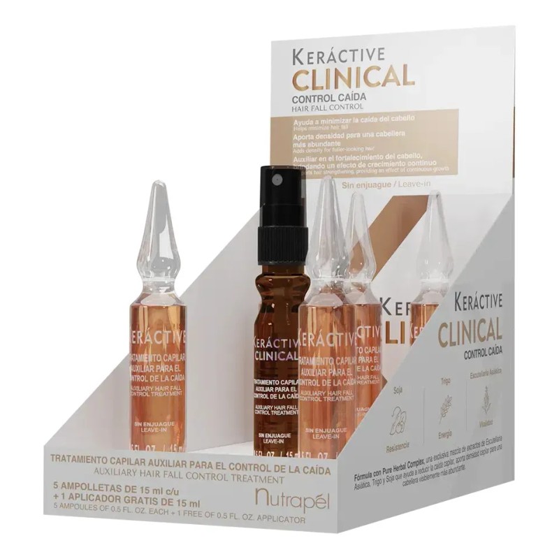 Tratamiento capilar Anticaída Nutrapel Keractive Clinical Ampolletas 60 mL