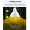 LOHAS Yellow Bug Light Bulbs Outdoor, PAR38 LED Flood Light