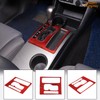 Aunginsy Center Console Gear Shift Panel Cover Cup Holder Trim