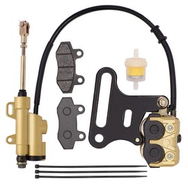 Rear Disc Hydraulic Brake Master Cylinder Caliper works with 70cc-150cc SSR apollo Taotao Coolster Roketa SDG 107 Pitster Pro Atomik Sikk Chinese Pit Dirt BIke（12mm）
