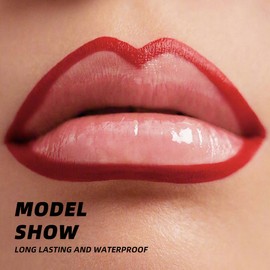 YOUNG VISION 3-Pc Peel Off Lip Liner Stain Set, Tattoo Peel Off Lipliner, Matte Finish, Waterproof, Nude Matte Lip Contour for Women Makeup, Precise Lip Definition, Gift Set