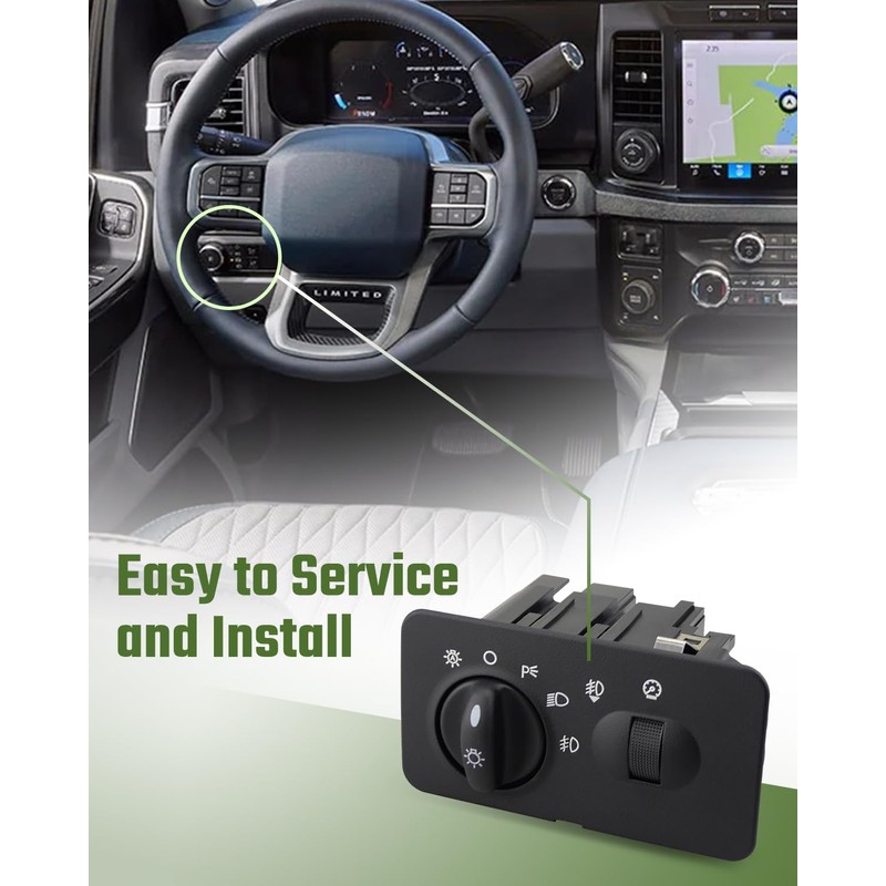 Headlight Switch Fit for Ford F-250 F-350 F-450 F-550 Super