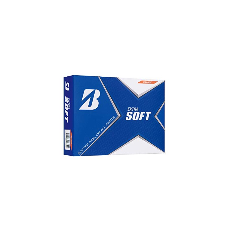 Bridgestone Extra Soft Golf Balls, 2021 Model, 12 Balls, Orange