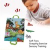 Baby Soft Toy Set with Play Mat Bright Color Sound
