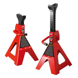 BIG RED BIG RED T41202 Torin Steel Jack Stands: 12 Ton (24,000 lb) Capacity, Red, 1 Pair