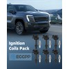 ECCPP ECCPP Ignition Coil Coils&iridium Spark Plugs UF167,for Volvo V90