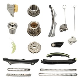 MAYASAF Engine Timing Chain Kit for Chrysler 200/300 2011-15, for Dodge Avenger/Challenger/Charger/Durango/Grand Caravan/Journey, for Jeep Wrangler, for VW Routan