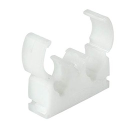 Talon Plumbing Pipe Clips for 15mm and 22mm Copper or Plastic (10, 15mm Double Pipe)