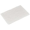 ABENA Scourer, 22.5x15x0.8cm, White, Polyester, Good Abrasive Effect, Scratch-Free, 22.5