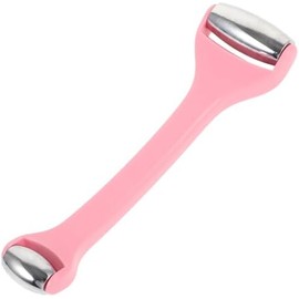Rodillo de Hielo para Masaje Facial y Ocular de Aleación de Zinc y Abs Rosa