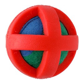 Puppy Chewy Dog Toy Ball - Color Varies - 3.5 Inch Diameter