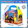16 Pcs Monster Truck Goodie Bags, Goodie Gift Boxes for