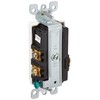 Leviton 6526-W 15-Amp 120V AC Combination Decora Switch with LED