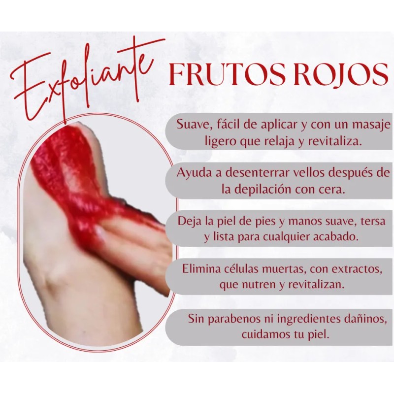 Starla® Exfoliante Frutos Rojos Manicura Pedicura Spa 4 Kg.