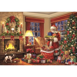 Clementoni Santa's Visit Puzzle 1000 Pieces Adults Puzzle 70 x 50 cm Puzzle Christmas by Clementoni 39924
