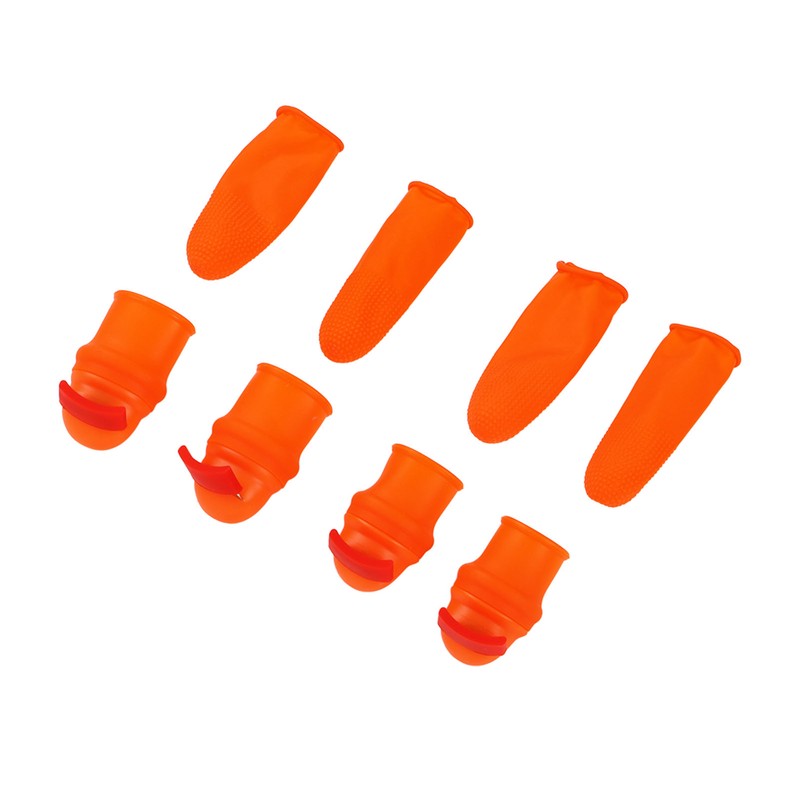 Silicone Thumb Knife Stainless Steel Thumb Knife Picker for Peel