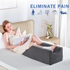 Kingfun Adjustable Leg Elevation Pillow with Dual Handles, Support Orthopedic
