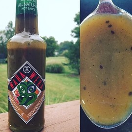 Habanero, Kiwi and Manuka Honey, New Zealand's Favorite Waha Wera Hot Fruit Sauce. Pack of 3 Bottles