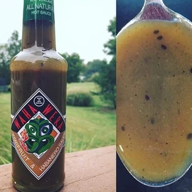 Habanero, Kiwi and Manuka Honey, New Zealand's Favorite Waha Wera Hot Fruit Sauce. Pack of 3 Bottles