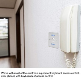 Push to Exit Release Touch Button - Door Exit Access Push Button Release Button for Access Control Lock