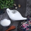WHOLELIFEOBJECTS Leak Proof Durable Porcelain Ceramic Neti Pot Hold 300