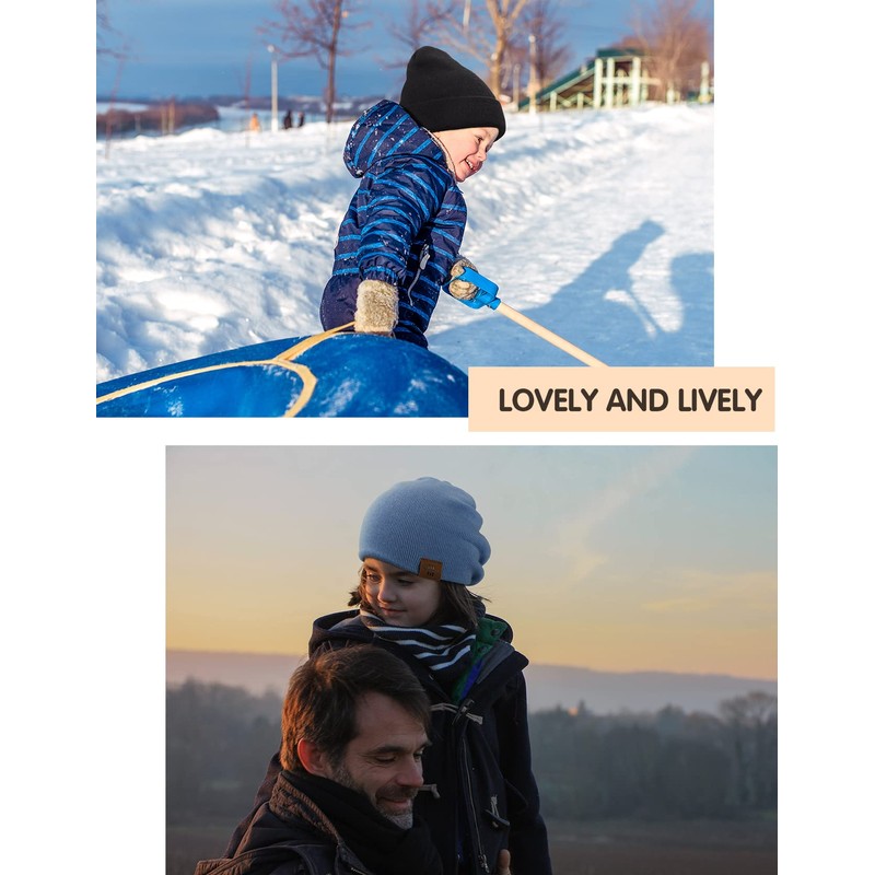 Children's Boys Warm Soft Winter Hats for Girls Toddler Baby