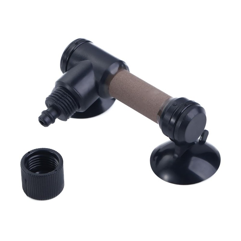 Vctitil Aquarium CO2 Diffuser Air Oxygen Atomizer Double Sucker Refiner